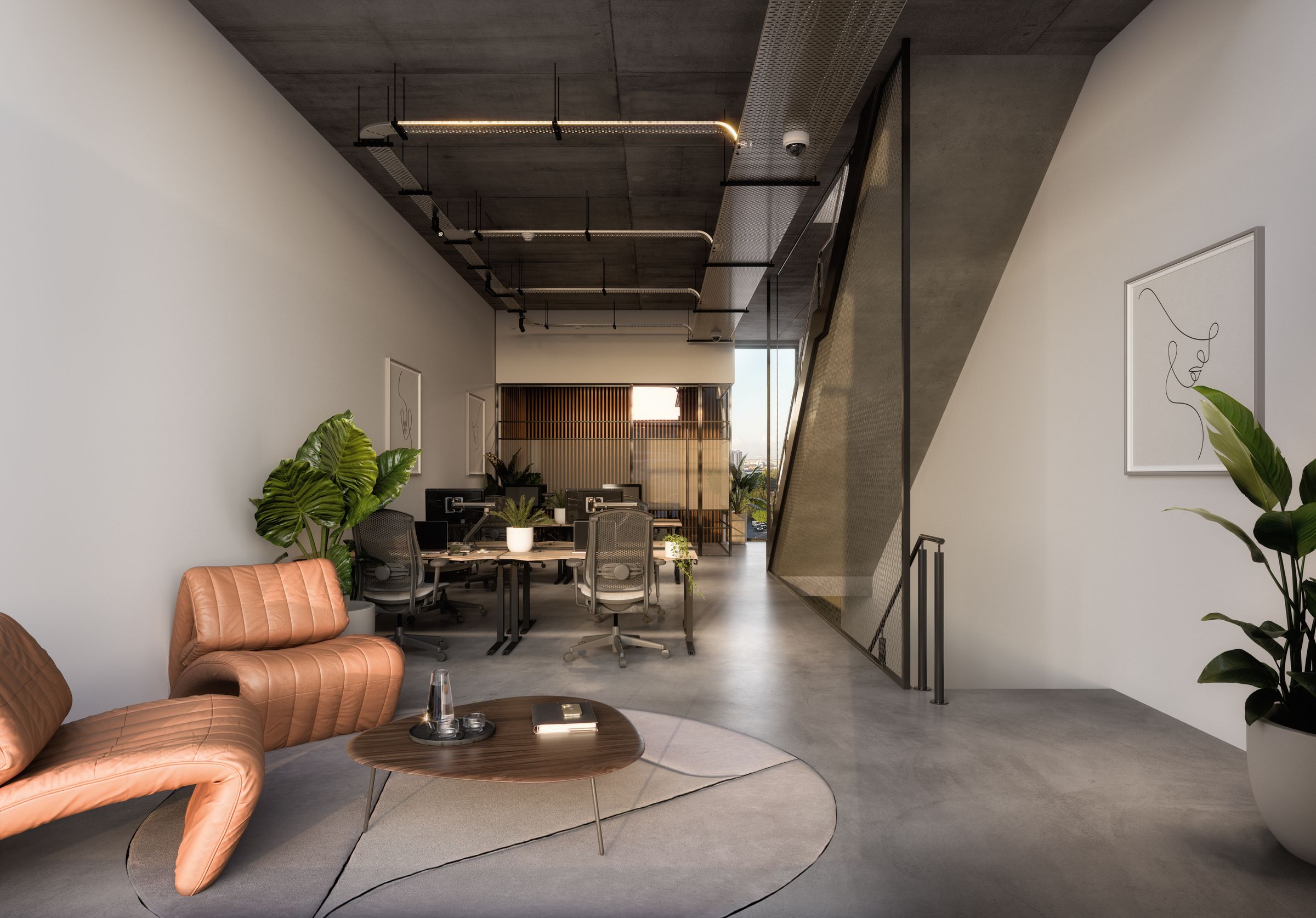 HUTCHESON — office fit-out on the second floor