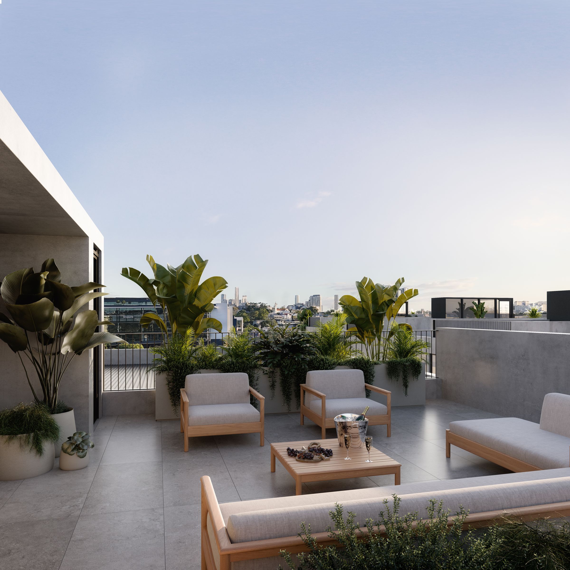HUTCHESON — private rooftop terrace